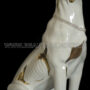 ALANO-GIGANTE-IN-CERAMICA-BIANCO-E-ORO-CON-CRISTALLI-SWAROVSKI-ANIMALI-152881883924