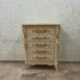 CASSETTIERA-5-CASSETTI-IN-LEGNO-AVORIO-FOGLIA-ORO-162814183894