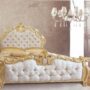 LETTO-MATRIMONIALE-IN-LEGNO-BAROCCO-E-FOGLIA-ORO-CON-CRISTALLI-INCASTONATI-152401422284