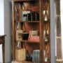 LIBRERIA-IN-LEGNO-NOCE-ARREDO-STUDIO-UFFICIO-CAMERA-SOGGIORNO-163373759624