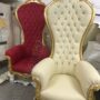 POLTRONA-IN-LEGNO-FOGLIA-ORO-E-TESSUTO-ROSSO-CON-CRISTALLI-ARREDAMENTO-DIVANO-153217067264-2