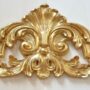 SOPRAPORTA-IN-LEGNO-DECORO-IN-FOGLIA-ORO-88-cm-164443219814