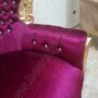 POLTRONA-IN-LEGNO-FOGLIA-ORO-E-TESSUTO-ROSSO-FUCSIA-CON-CRISTALLI-153223766525-2