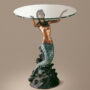 TAVOLINO-SALOTTO-IN-BRONZO-CON-VETRO-IN-CRISTALLO-ARREDO-CASA-SOGGIORNO-152441212755