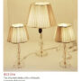 TRIS-DI-LUMI-IN-CRISTALLO-COMPLETO-DI-PARALUMI-STRUTTURA-ORO-153975790845