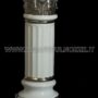 COLONNA-IN-CERAMICA-BIANCO-PLATINO-CON-DECORI-ARREDO-CASA-152880798036
