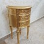 COMODINO-ROTONDO-IN-LEGNO-FOGLIA-ORO-CON-3-CASSETTI-E-TOP-IN-MARMO-COLONNINA-153225642756-3