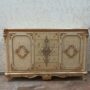 CREDENZA-MADIA-BUFFET-IN-LEGNO-AVORIO-FOGLIA-ORO-CON-CRISTALLI-STRASS-152836695286