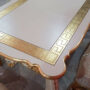 TAVOLO-IN-LEGNO-AVORIO-E-FOGLIA-ORO-E-SEDIE-FOGLIA-ORO-RIVESTIMENTO-IN-TESSUTO-154454457476-5
