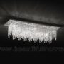 FRANGIA-PLAFONIERA-RETTANGOLARE-GRANDE-IN-METALLO-CROMATO-CON-CRISTALLI-8-LUCI-153062607127