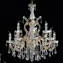 LAMPADARIO-STILE-MARIA-TERESA-CRISTALLI-SWAROVSKI-18-LUCI-DA-SOFFITTO-ARREDO-CAS-151754073207