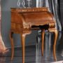 SCRITTOIO-BUREAU-5-CASSETTI-IN-LEGNO-NOCE-ARREDO-STUDIO-SCRIVANIA-INGRESSO-163373688797