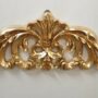 SOPRAPORTA-IN-LEGNO-DECORO-IN-FOGLIA-ORO-110-cm-154139656607