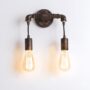 SUSANNA-APPLIQUE-LAMPADA-DA-PARETE-IN-METALLO-EFFETTO-RUGGINE-2-LUCI-VINTAGE-152131630827