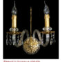 APPLIQUE-IN-CRISTALLO-2-LUCI-CON-PASTORALI-ORO-153975835748