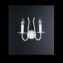 GEPPY-APPLIQUE-2-LUCI-METALLO-LACCATO-BIANCO-LAMPADA-DA-PARETE-ARREDO-CASA-161772746268