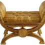 PANCA-IN-LEGNO-FOGLIA-ORO-E-RIVESTIMENTO-IN-TESSUTO-ORO-DAMASCATO-164862789178-2