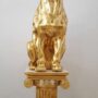 TIGRE-SIBERINA-E-COLONNA-IN-CERAMICA-FOGLIA-ORO-CON-CRISTALLI-ARREDO-CASA-152547047138