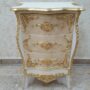 COMODINO-IN-LEGNO-CON-3-CASSETTI-DECORO-PANNA-E-FOGLIA-ORO-CON-CRISTALLI-STRASS-162412009339