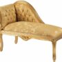DORMEUSE-IN-LEGNO-FOGLIA-ORO-E-TESSUTO-DAMASCATO-ORO-CON-STRASS-154450466879