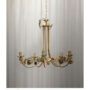 LAMPADARIO-IN-LEGNO-5-LUCI-FOGLIA-ORO-E-AVORIO-164257696049