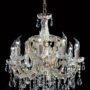 LAMPADARIO-STILE-MARIA-TERESA-CRISTALLI-SWAROVSKI-8-LUCI-DA-SOFFITTO-ARREDO-CAS-161770670979