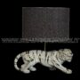 LUME-TIGRE-IN-AGGUATO-IN-CERAMICA-BIANCO-PLATINO-CON-CRISTALLI-SWAROVSKI-ANIMALI-152883294219