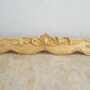 MANTOVANA-PER-TENDA-DOPPIO-CARRELLO-IN-LEGNO-FOGLIA-ORO-CRISTALLI-STRASS-162105382279