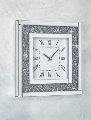 OROLOGIO QUADRATO IN CRISTALLO
