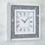 OROLOGIO QUADRATO IN CRISTALLO
