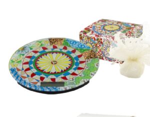 BOMBONIERE MATRIMONIO HARMONY 2022 BILANCIA DA CUCINA DECORO MAIOLICHE