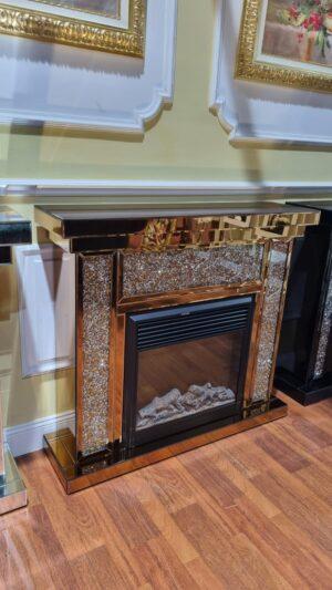 CAMINETTO MODERNO SPECCHIATO