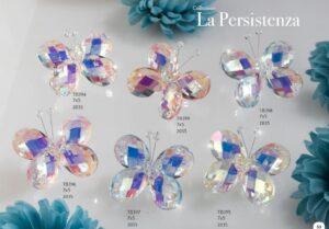 BOMBONIERA FARFALLA IN CRISTALLO