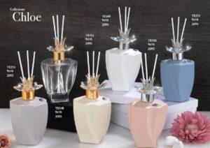 BOMBONIERE PROFUMATORE COLORATO CON CORONA