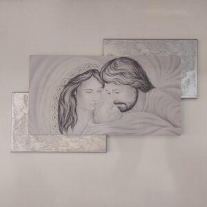 quadro moderno sacra famiglia