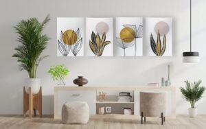 quadro moderno in vetro termperato