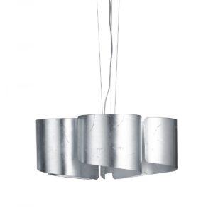 lampadario moderno argento