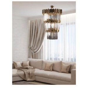 lampadario in cristallo moderno