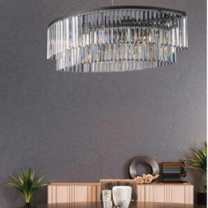 lampadario in cristallo moderno