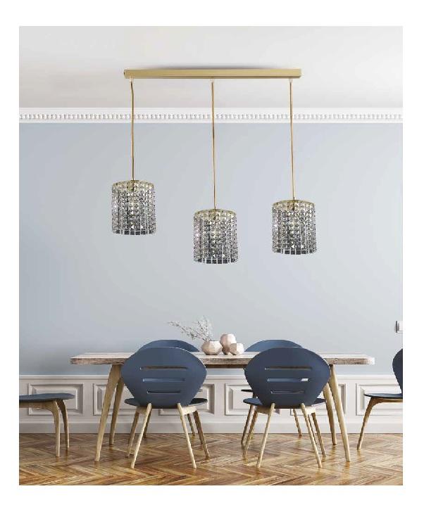 lampadario sospensione in cristallo