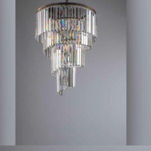 lampadario in cristallo moderno