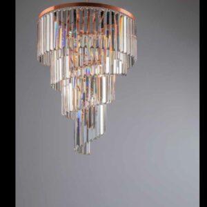 lampadario in cristallo moderno