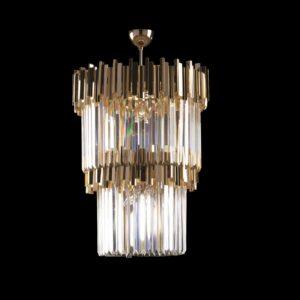 lampadario in cristallo moderno