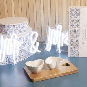 vassoio in legno bomboniere matrimonio