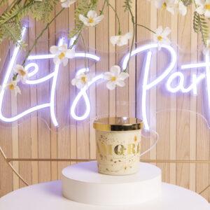 bomboniere matrimonio candela avorio