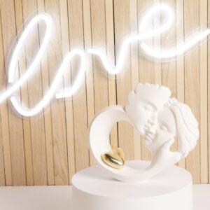 bomboniere matrimonio coppia innamorati in gesso