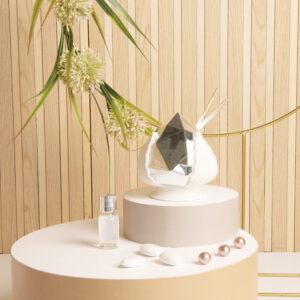 bomboniere matrimonio profumatore pumo bianco grande