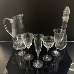bicchieri in cristallo 64 pezzi