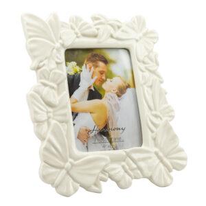 bomboniere matrimonio portafoto bianco