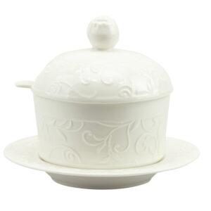 bomboniere matrimonio formaggiera in porcellana